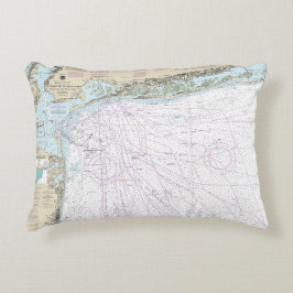 Feuerinsel-Licht-zu-Sea-Rock-Nautikkarte 12326 Dekokissen