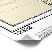 Feuerinsel-Licht-zu-Sea-Rock-Nautikkarte 12326 Poster (Ecke)