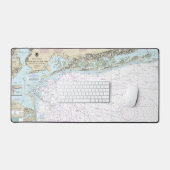 Feuerinsel-Licht-zu-Sea-Rock-Nautikkarte 12326 Schreibtischunterlage (Tastatur & Maus)
