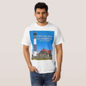 Feuerinsel Lighthouse, New Yorker T - Shirt (Vorne ganz)