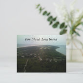 Feuerinsel, Long Island Postkarte (Stehend Vorderseite)