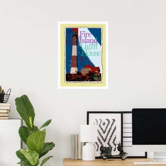 Feuerinsel Poster Art (Heimbüro)