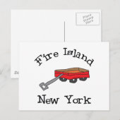 Feuerinsel Postkarte (Vorne/Hinten)