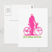 Feuerinsel Sommer Postkarte (Vorne/Hinten)