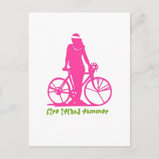 Feuerinsel Sommer Postkarte (Vorderseite)