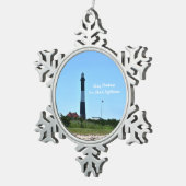 Feuerinsel Weihnachtsschmuck Schneeflocken Zinn-Ornament (Rechts)