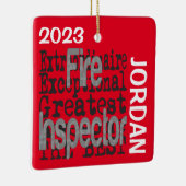 Feuerinspekteur Keramikornament (Rechts)