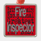 Feuerinspektor Silbernes Ornament (Vorne)