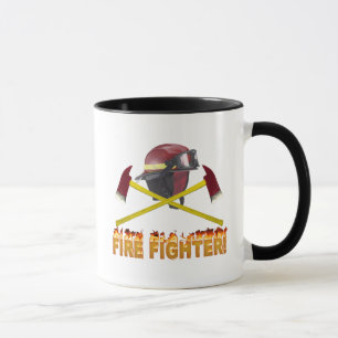 FEUERKÄMPFER-LOGO-FLAMING-TEXT TASSE