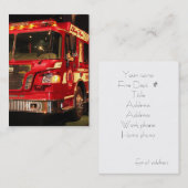 FEUERKAMPFKARTE VISITENKARTE (Vorne/Hinten)