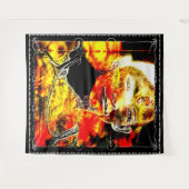 Feuerkerze 01 wandteppich (Vorderseite (Horizontal))