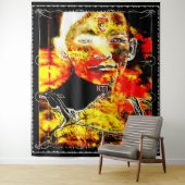 Feuerkerze 01 wandteppich (Beispiel)