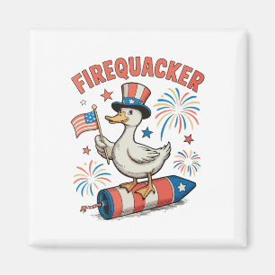 Feuerknaller Patriotische Ente 4. Juli 250. Magnet