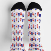 Feuerkracker 4. Juli Feier Socken (Oben)