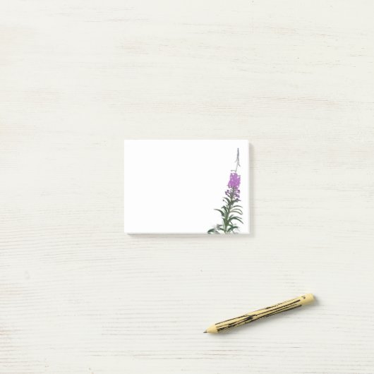 Feuerkraut 3" x 4" Post-It Notizen (Auf Schreibtisch)