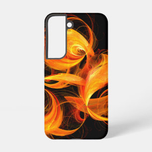 Feuerkugel abstrakte Kunst Samsung Galaxy Hülle