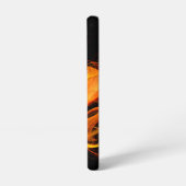 Feuerkugel abstrakte Kunst Samsung Galaxy Hülle (Linke Seite)