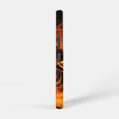 Feuerkugel abstrakte Kunst Samsung Galaxy Hülle (Rechte Seite)