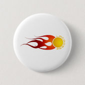 Feuerkugel Button (Vorderseite)