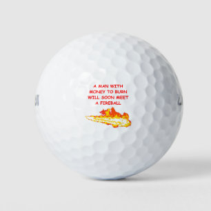 FEUERKUGEL GOLFBALL