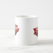 Feuerkugelwut Plymouth-Schwanzflossen 1956 Kaffeetasse (Mittel)