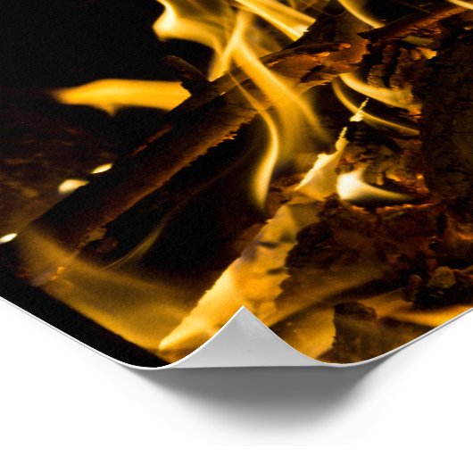 Feuerkunst Poster (Ecke)