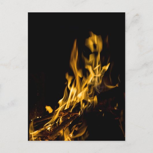 Feuerkunst Postkarte (Vorderseite)