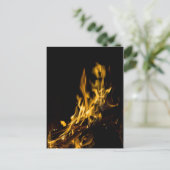 Feuerkunst Postkarte (Stehend Vorderseite)