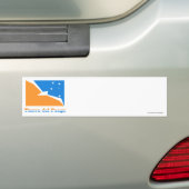 Feuerland-Flagge mit Namen Autoaufkleber (Auf Auto)