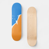 Feuerland Skateboard (Vorderseite)