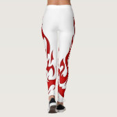 "Feuerlauf"-Leggings Leggings (Rückseite)