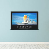 Feuerleistung: Inspiration Leinwanddruck (Insitu (Holzboden))