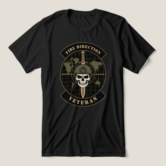 Feuerleitungsveteran Tri-Blend Shirt (Design Vorderseite)