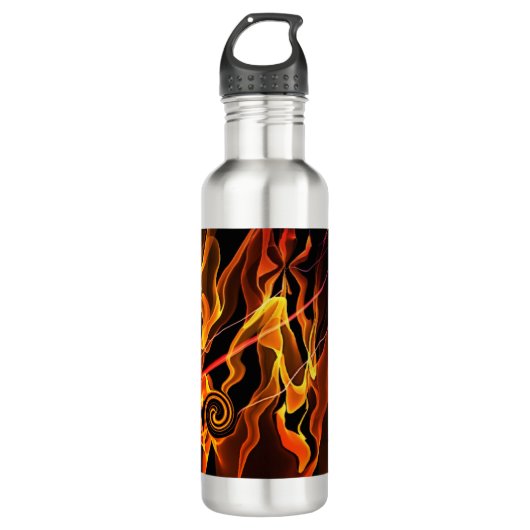 Feuerlicht Edelstahlflasche (Vorderseite)