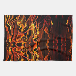 Feuerlicht Geschirrtuch