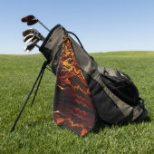 Feuerlicht Golfhandtuch (Gras)