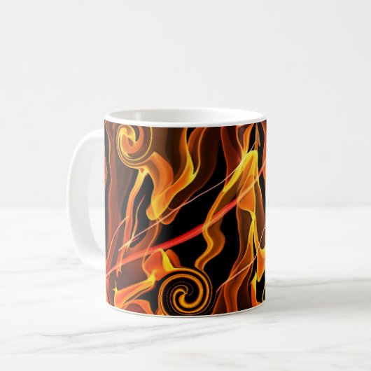 Feuerlicht Kaffeetasse (Vorderseite Links)