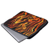 Feuerlicht Laptopschutzhülle (Vorne Knopf)