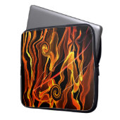 Feuerlicht Laptopschutzhülle (Vorderseite Links)