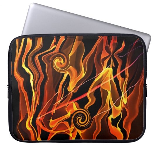 Feuerlicht Laptopschutzhülle (Vorderseite)