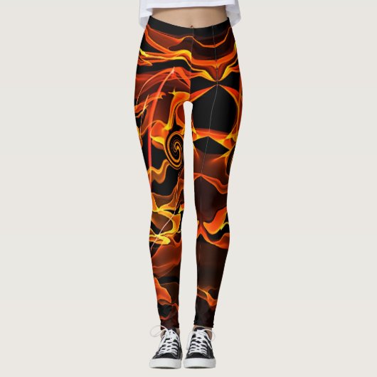 Feuerlicht Leggings (Vorderseite)