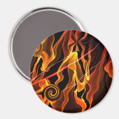 Feuerlicht Magnet (Vorderseite/Rückseite)