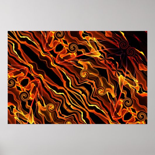 Feuerlicht Poster (Vorne)