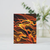 Feuerlicht Postkarte (Stehend Vorderseite)