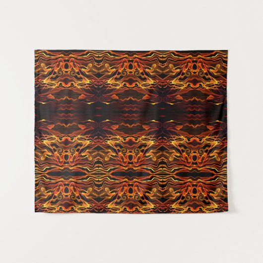 Feuerlicht Wandteppich (Vorderseite (Horizontal))