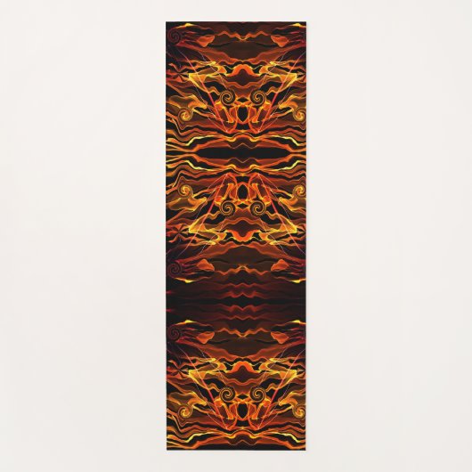 Feuerlicht Yogamatte (Vorderseite)