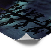 Feuerlichtreflektion Poster (Ecke)