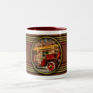 Feuerlkw - Ein Elektroleiter 1907 Zweifarbige Tasse