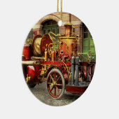 Feuerlkw - Ein Elektropumpenwagen 1907 Keramik Ornament (Rechts)