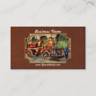 Feuerlkw - Ein Elektropumpenwagen 1907 Visitenkarte